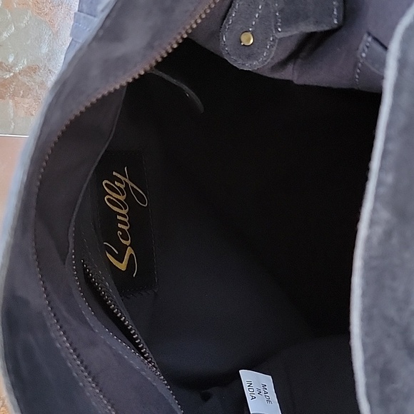 New Scully Suede Beaded Fringe Hobo - Picture 6 of 6